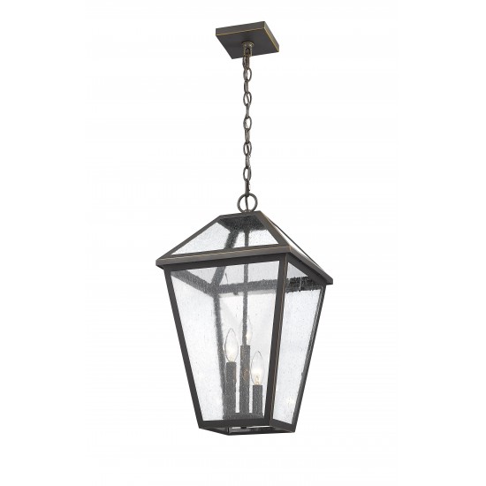 Z-Lite 3 Light Outdoor Chain Mount Ceiling Fixture