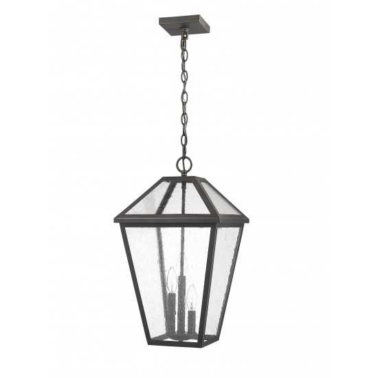 Z-Lite 3 Light Outdoor Chain Mount Ceiling Fixture