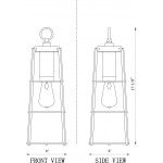 Z-Lite 1 Light Outdoor Chain Mount Ceiling Fixture