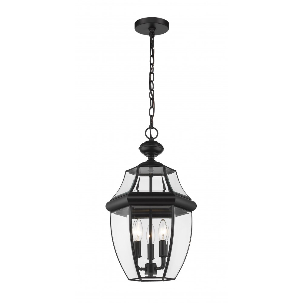 Z-Lite 3 Light Outdoor Chain Mount Ceiling Fixture Z-Lite 3 Light Outdoor Chain Mount Ceiling Fixture