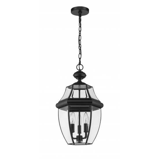 Z-Lite 3 Light Outdoor Chain Mount Ceiling Fixture