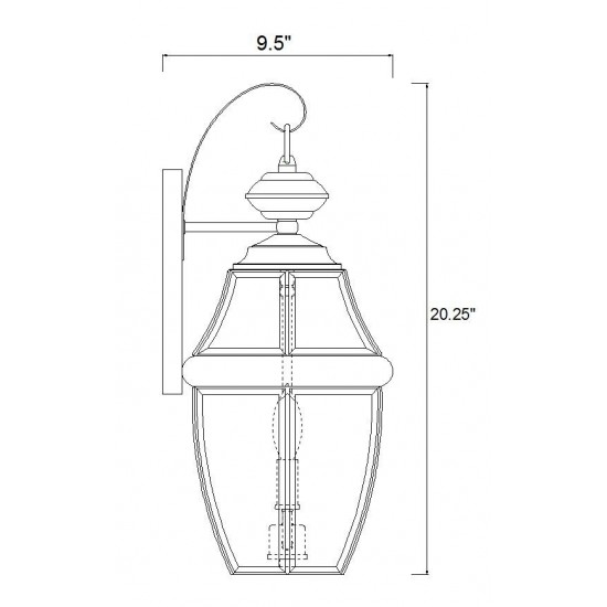 Z-Lite 2 Light Outdoor Wall Sconce