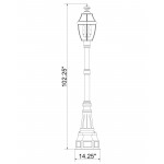 Z-Lite 3 Light Outdoor Post Mounted Fixture