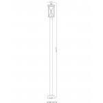 Z-Lite 1 Light Outdoor Post Mounted Fixture