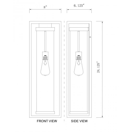 Z-Lite 1 Light Outdoor Wall Sconce