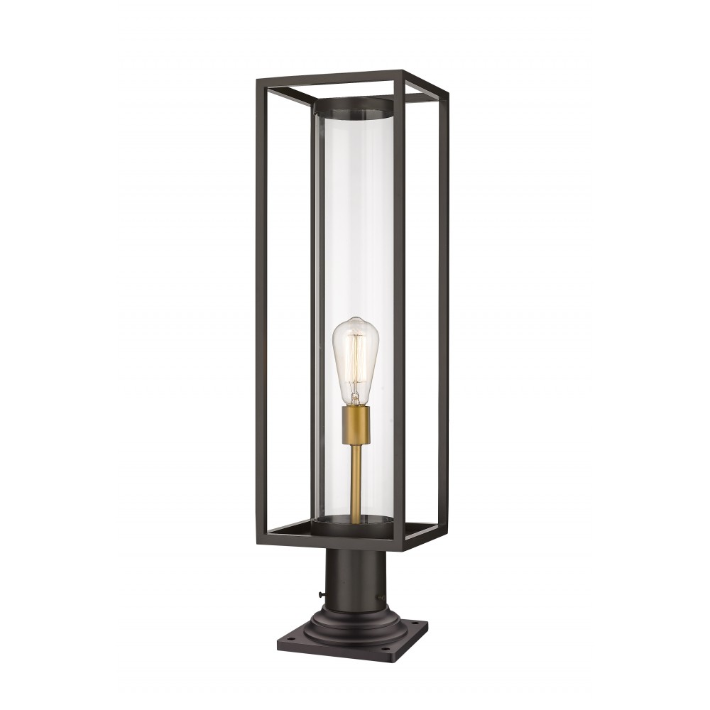Z-Lite 1 Light Outdoor Pier Mounted Fixture Z-Lite 1 Light Outdoor Pier Mounted Fixture