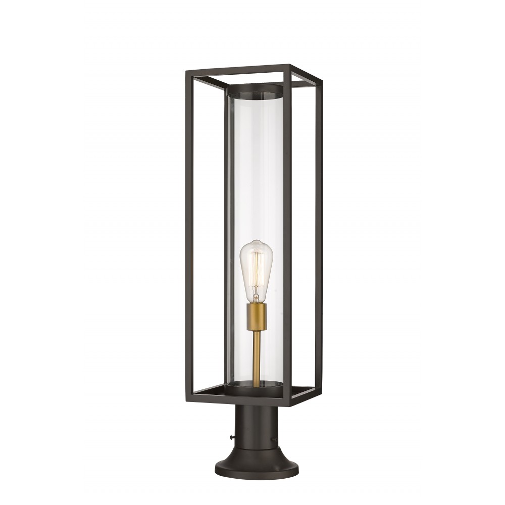 Z-Lite 1 Light Outdoor Pier Mounted Fixture Z-Lite 1 Light Outdoor Pier Mounted Fixture