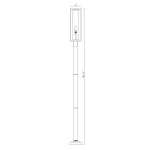 Z-Lite 1 Light Outdoor Post Mounted Fixture