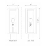 Z-Lite 1 Light Outdoor Post Mount Fixture