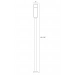 Z-Lite 1 Light Outdoor Post Mounted Fixture