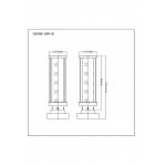 Z-Lite 1 Light Outdoor Pier Mounted Fixture