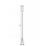 Z-Lite 1 Light Outdoor Post Mounted Fixture