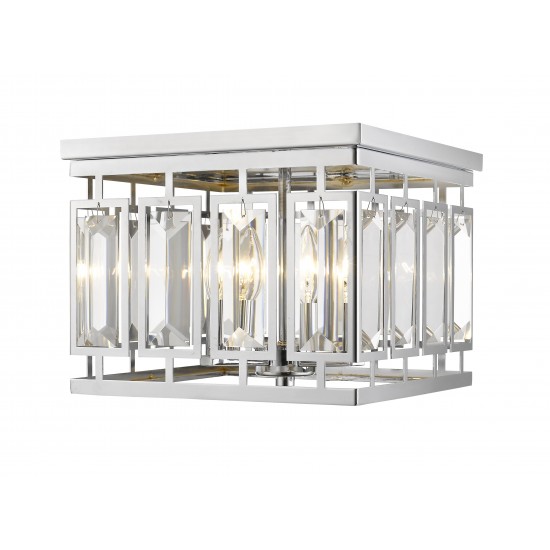 Z-Lite 4 Light Flush Mount