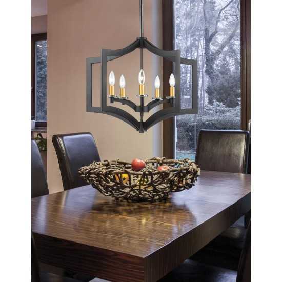 Z-Lite 5 Light Pendant