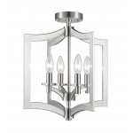 Z-Lite 4 Light Semi Flush Mount