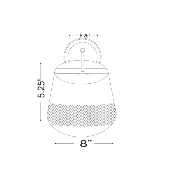 Z-Lite 1 Light Wall Sconce