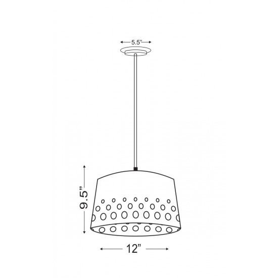 Z-Lite 1 Light Chandelier