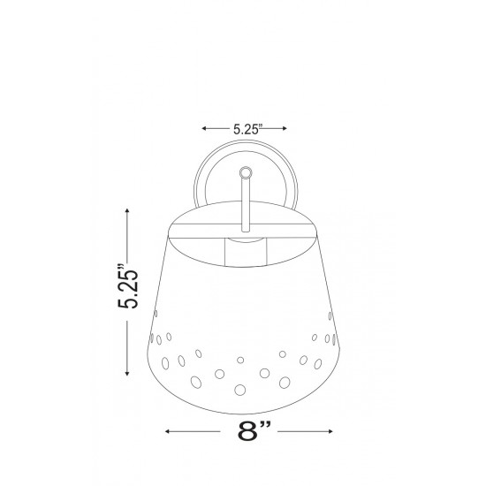 Z-Lite 1 Light Wall Sconce