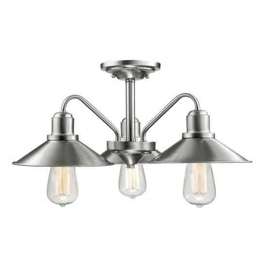 Z-Lite 3 Light Semi Flush Mount