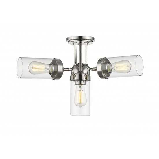 Z-Lite 4 Light Semi Flush Mount