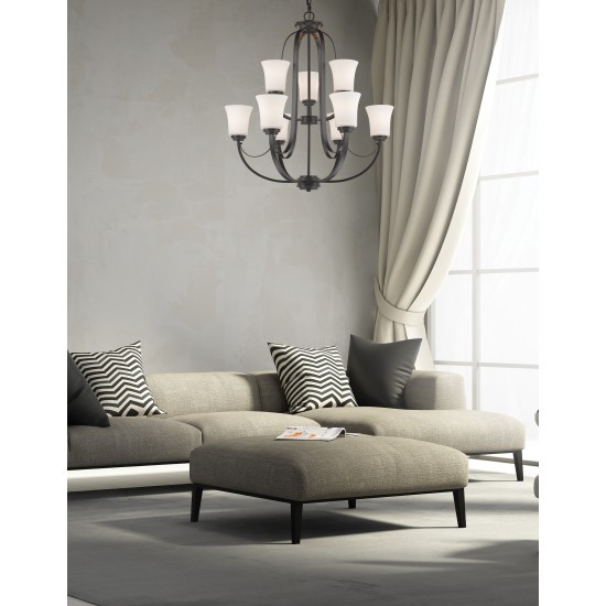 Z-Lite 9 Light Chandelier