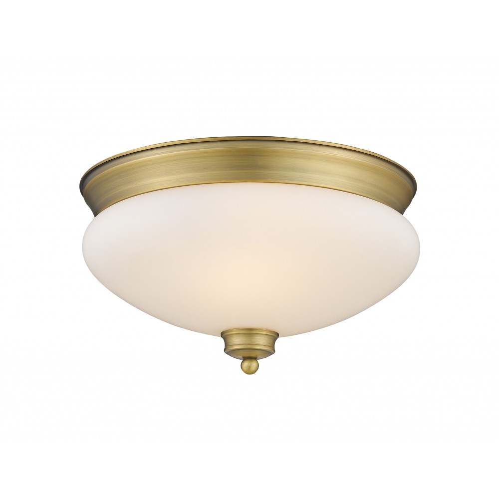 Z-Lite 2 Light Flush Mount Z-Lite 2 Light Flush Mount