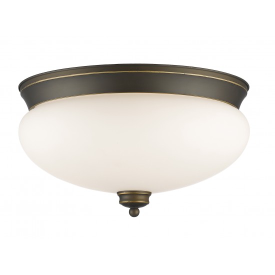 Z-Lite 3 Light Flush Mount