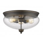 Z-Lite 3 Light Flush Mount