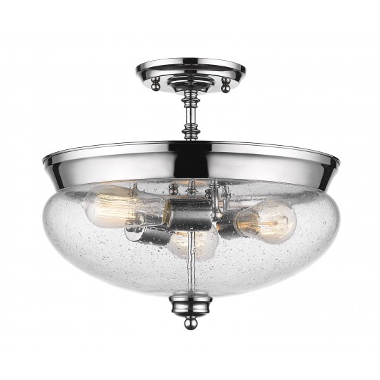 Z-Lite 3 Light Semi Flush Mount