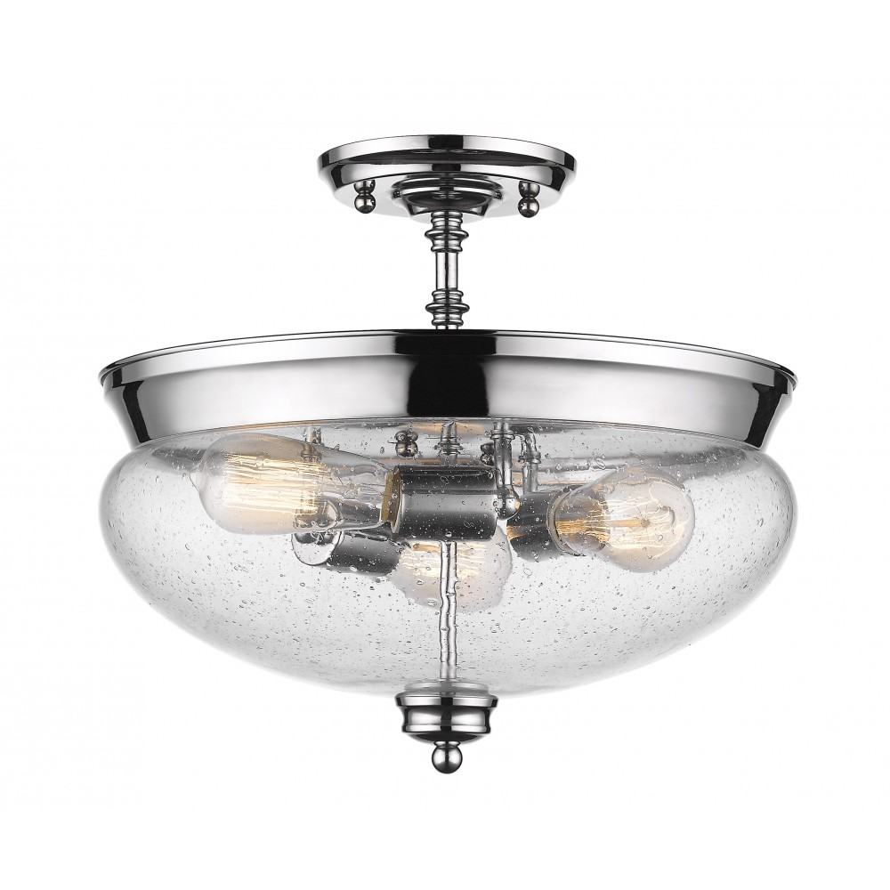 Z-Lite 3 Light Semi Flush Mount