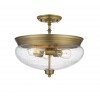 Z-Lite 3 Light Semi Flush Mount