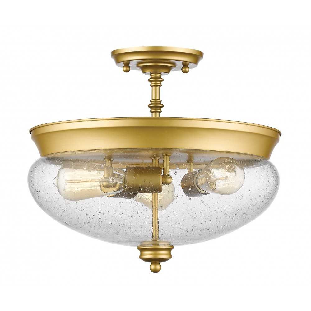 Z-Lite 3 Light Semi Flush Mount Z-Lite 3 Light Semi Flush Mount