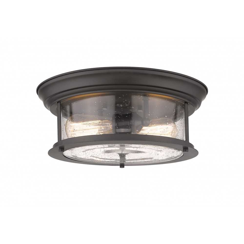 Z-Lite 2 Light Flush Mount Z-Lite 2 Light Flush Mount