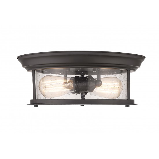 Z-Lite 2 Light Flush Mount