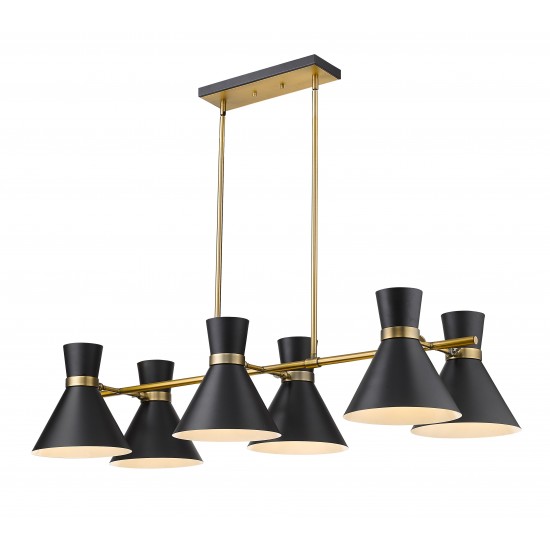 Z-Lite 6 Light Island/Billiard