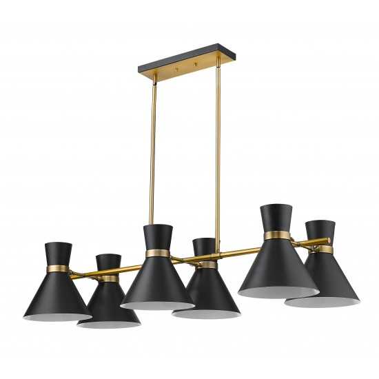 Z-Lite 6 Light Island/Billiard