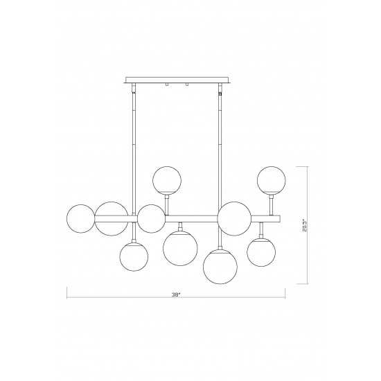 Z-Lite 11 Light Island/Billiard