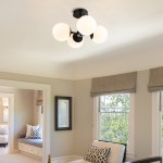 Z-Lite 4 Light Semi Flush Mount