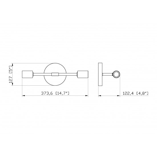 Z-Lite 2 Light Wall Sconce