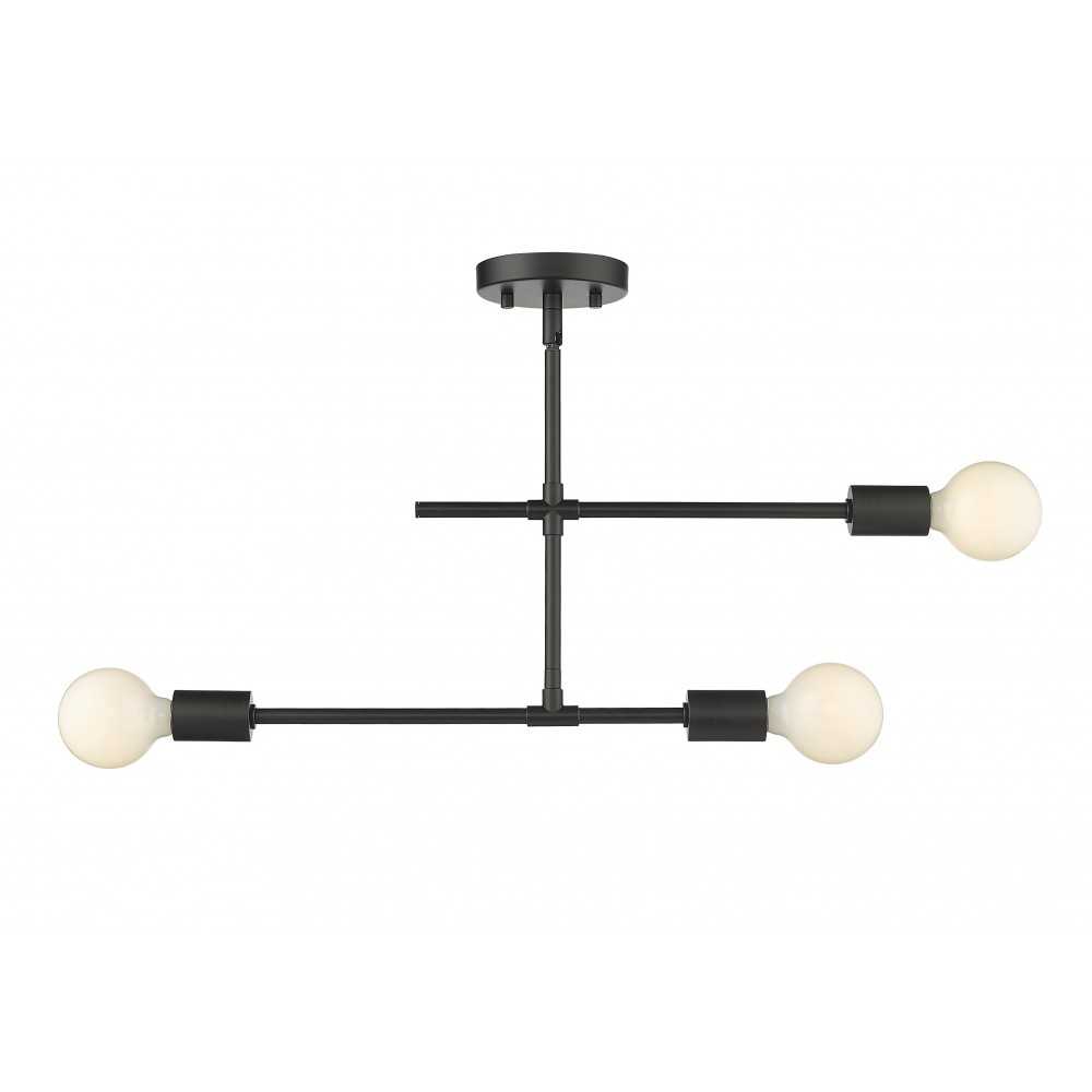 Z-Lite 3 Light Semi Flush Mount Z-Lite 3 Light Semi Flush Mount