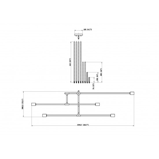 Z-Lite 5 Light Chandelier