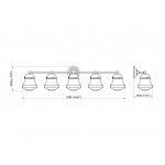 Z-Lite 5 Light Vanity