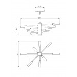 Z-Lite 8 Light Chandelier