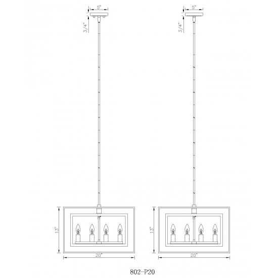 Z-Lite 8 Light Pendant