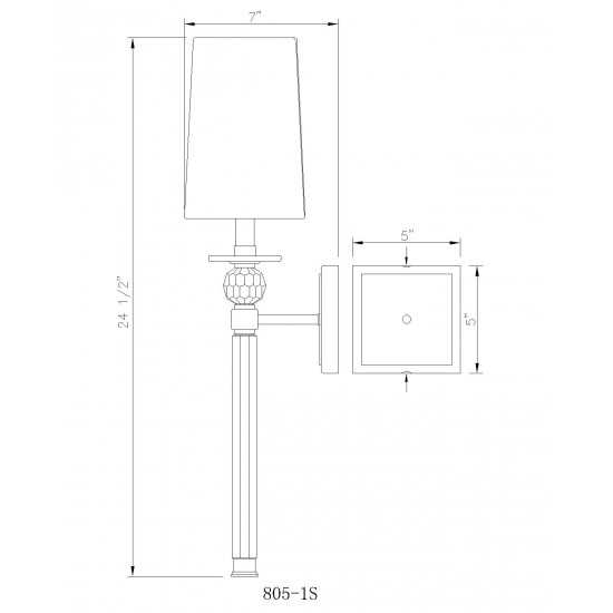 Z-Lite 1 Light Wall Sconce