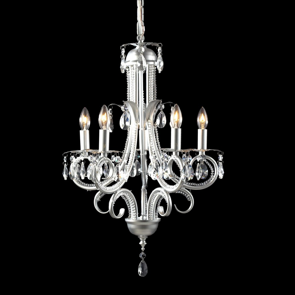 Z-Lite 5 Light Crystal Chandelier