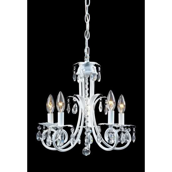 Z-Lite 5 Light Crystal Chandelier