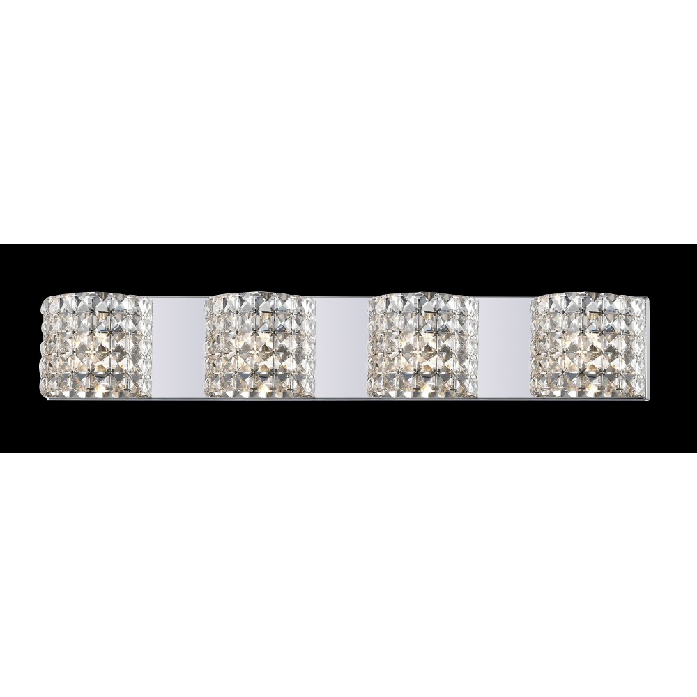 Z-Lite 4 Light Crystal Vanity Light Z-Lite 4 Light Crystal Vanity Light