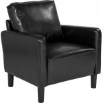 Washington Park Upholstered Chair in Black LeatherSoft