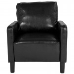 Washington Park Upholstered Chair in Black LeatherSoft